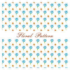 floral pattern. beautiful decorated floral background.
