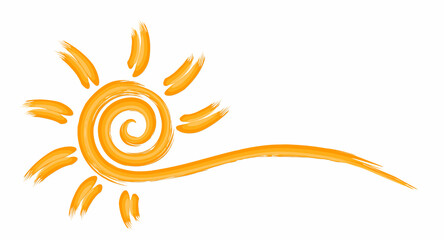 Symbol of the bright summer sun.
