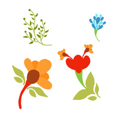 floral shape beautiful decorated floral background.