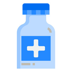 Obraz premium Phamacy flat style icon