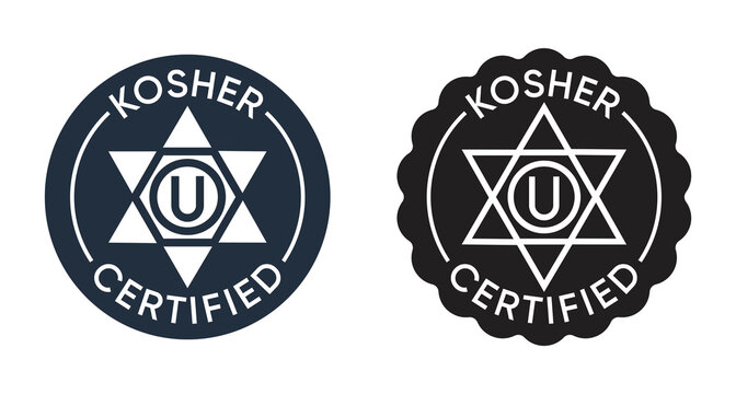 Kosher Certified label for recommended foods