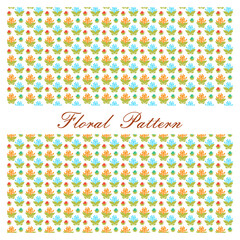 floral pattern. beautiful decorated floral background.