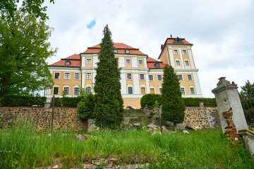 Fototapeta na wymiar Valeč Castle park and surroundings 