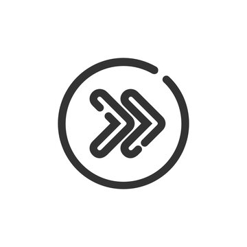 recommend clip art: Rewind outline icon.