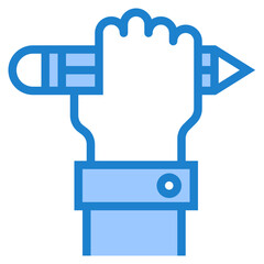 Education blue style icon