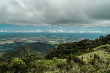 Kaʻala or Mount Kaʻala is the highest mountain on the island of Oahu. an eroded shield volcano. Waianae Range , Mount Kaala Trail , Oahu, Hawaii