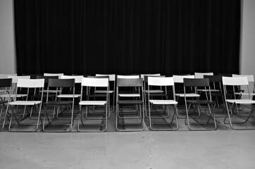 classroom waiting for master and his followers