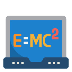 Science flat style icon