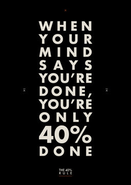 David Goggins | The Navy Seal 40% Rule | Motivational | Gym Inspiration | Work Motto | Black