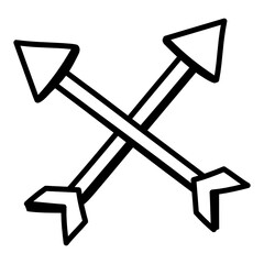 Crossed Arrows

