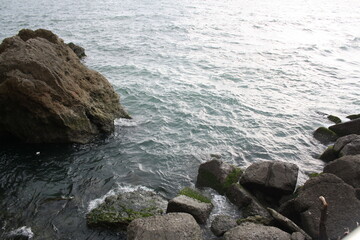 rocks in the sea