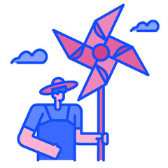 Turbine paper icon