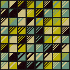 Abstract Geometric Pattern generative computational art illustration