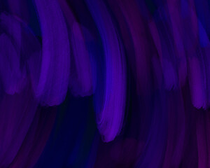 Neon abstraction on black background