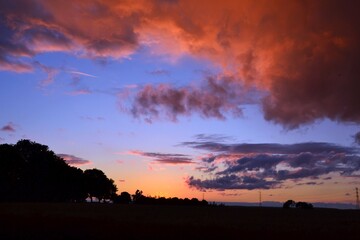 Zachód słońca; Sunset.