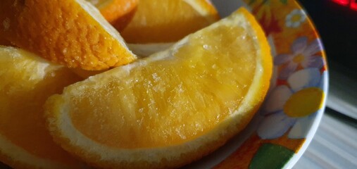 orange and lemon