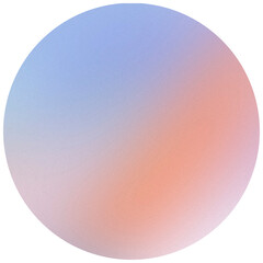 Specular lo-fi grainy gradient texture. Colorful gradient background. Textured noise. Spray Paint Brush. Circle blurred backdrop for banner, creative minimal poster, template social media design.