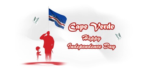 vector illustration for cape-verde independence day