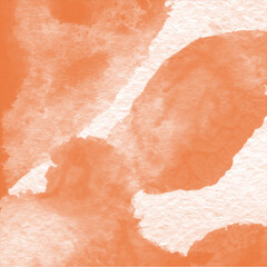 Fond aquarelle terracotta orang&eacute; art abstrait
