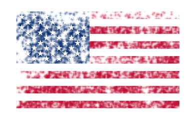 United States of America Art Flag