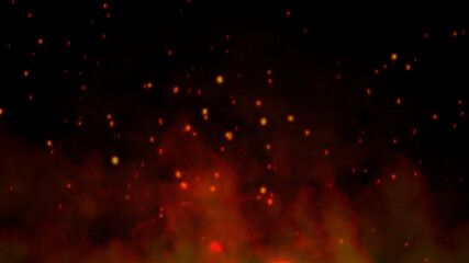 Beautiful abstract background on the theme of fire