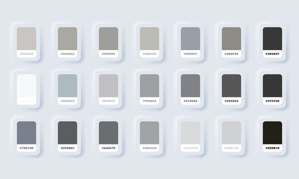 366 Names Grey Colour Shades Stock Vectors and Vector Art