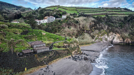 Fototapeta na wymiar The landscape of Sao Miguel Island, The Azores