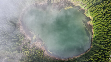 The landscape of Sao Miguel Island, The Azores