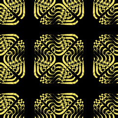 Vector geometric seamless patterns. 