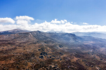 Naklejka premium D Kosciuszko summit ranges