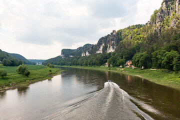 Kurort Rathen in der Sächsische Schweiz 