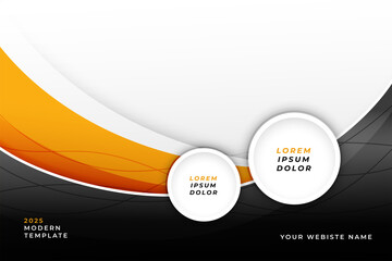 nice business presentation template with text space