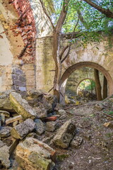 Ruins of an ancient fortress in Kerch