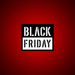 Black Friday Sales Banner. Commercial discount event banner logo
