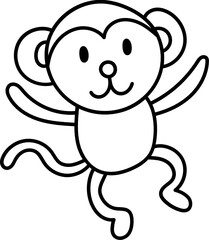 monkey doodle icon