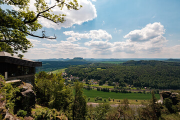 Fototapeta na wymiar Bastei Sächsische Schweiz 