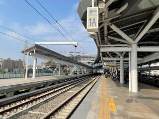 Fototapeta premium railway station