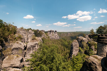 Fototapeta na wymiar Bastei Sächsische Schweiz 