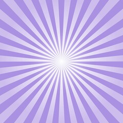 Purple Sunburst Pattern Background. Sunburst with rays background. Vector illustration. Purple radial background. Halftone background.