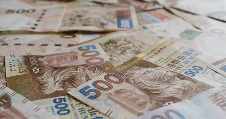 Hong Kong banknote, five hundred dollar