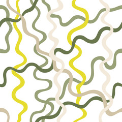 Seamless vector pattern with wavy lines