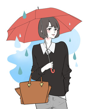 傘をさす の画像 4 990 件の Stock 写真 ベクターおよびビデオ Adobe Stock