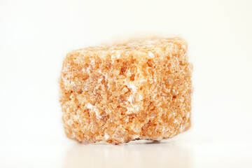 single brown sugar cube