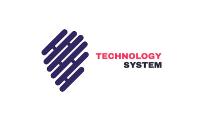 abstract technology system group logo template consult forum logo template