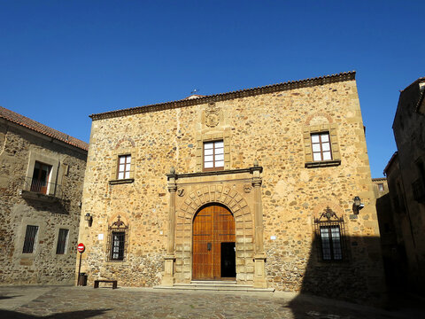 The Episcopal Palace (Palacio Episcopal) in C&aacute;ceres old town, SPAIN