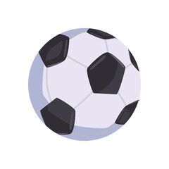 Isolated soccer ball