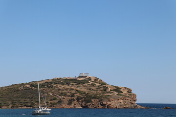 Tempio di Poseidone a Capo Sunio in Grecia