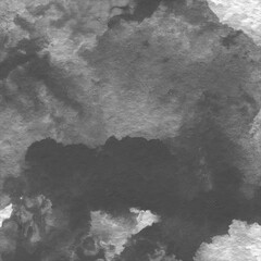 Fond aquarelle nuance de gris et blanc art abstrait