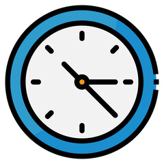 clock line icon