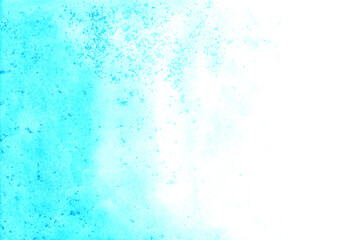 Hand drawn abstract blue watercolor background